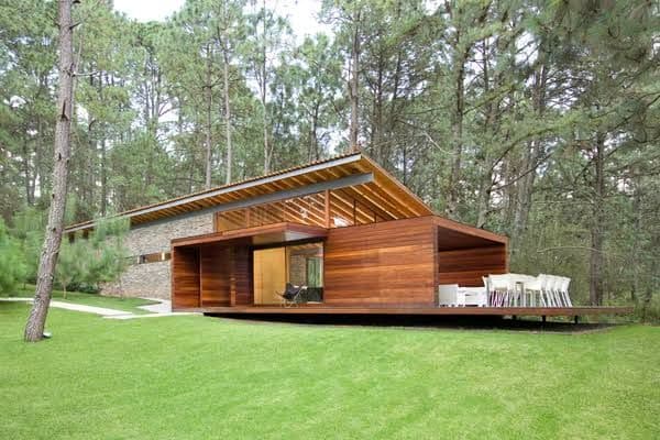 Modern country house, open space