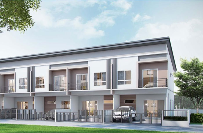 Collecting townhomes, Pathum Thani